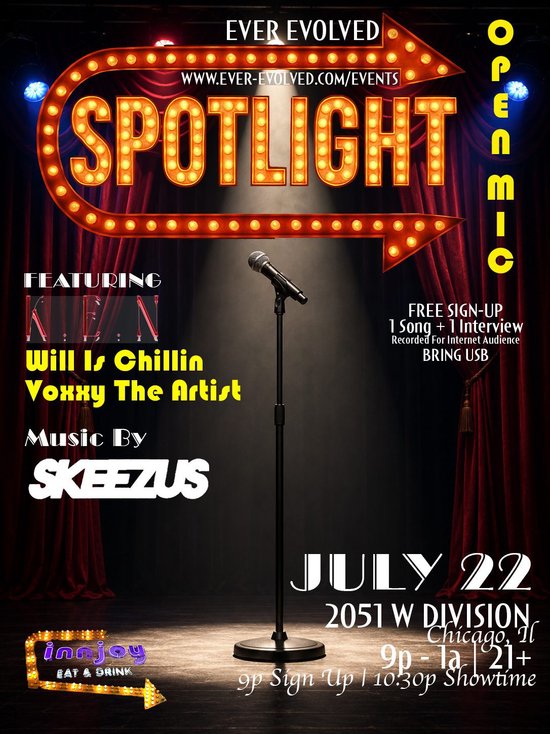 Too Urban Open Mic 